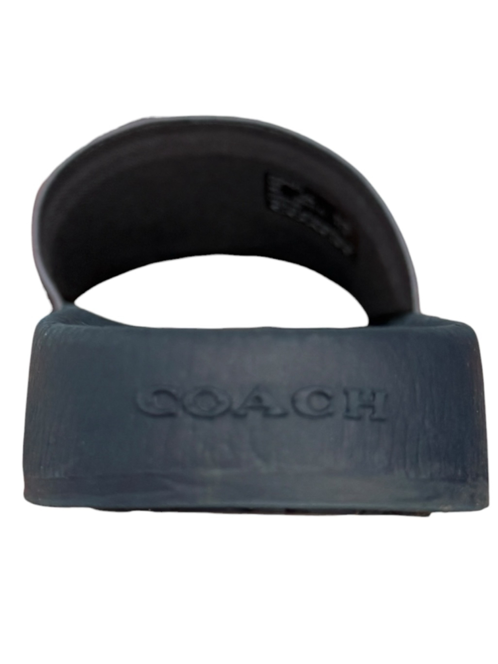 Coach Signature Pool Slides Denim Blue Men’s Size 8 D - Picture 10 of 12